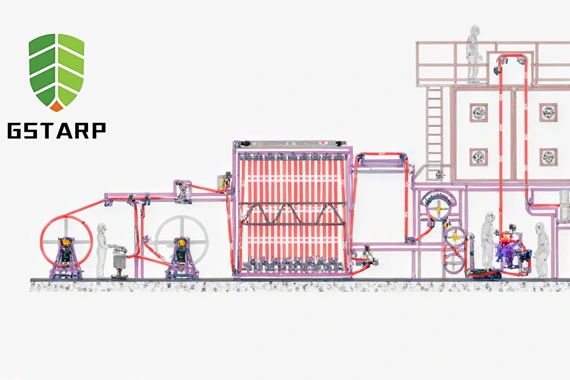 Rotolo rivestito con coltello in PVC