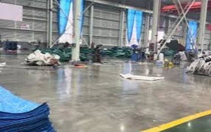 Officina di teloni in PE