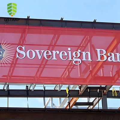 Banner in tessuto a rete in PVC