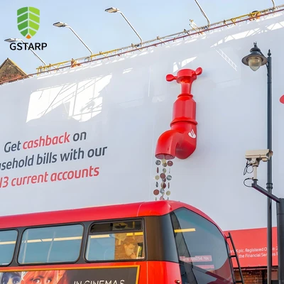 Banner retroilluminato in PVC