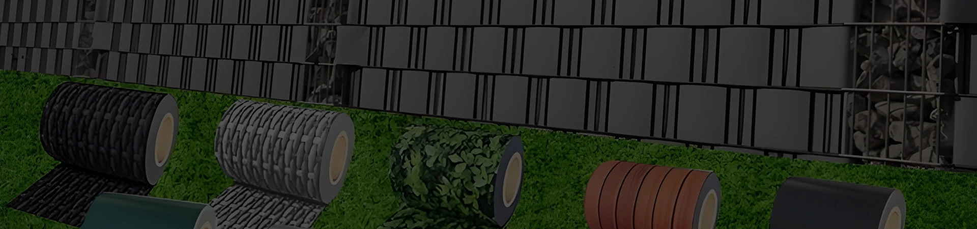 Recinzione a strisce in PVC