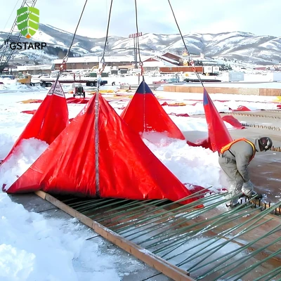 Materiale per telo da neve in PVC