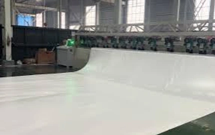 Officina di produzione di tessuti di copertura